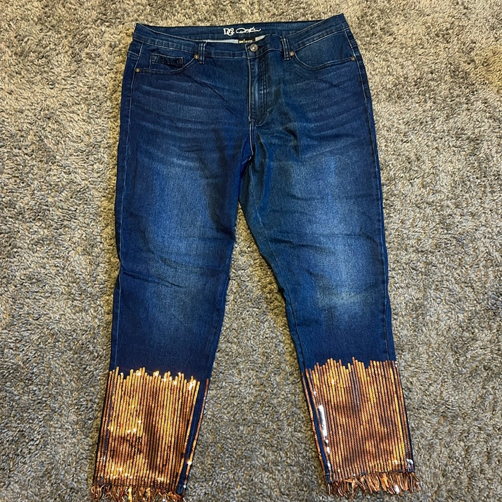 DG2 sequins jeans